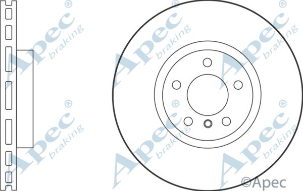 APEC BRAKING Jarrulevy DSK2600